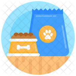 Alimentos para mascotas  Icono