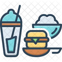 Alimentos y bebidas  Icono