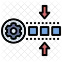 Alineacion De Procesos Alineacion Del Sistema Ordenado Icono