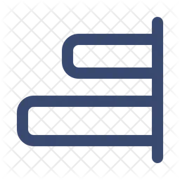 Alineación horizontal a la derecha  Icon