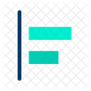 Alineación horizontal izquierda  Icon