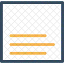 Alineación inferior  Icono