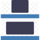 Alineación inferior  Icono