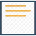 Alineación superior  Icono