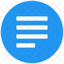 Alinearjustificar A La Izquierda Justificar A La Izquierda Alineacion A La Izquierda Icono