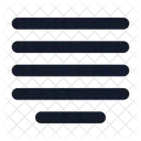 Alinear Centro Justificar Icon