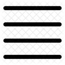 Alinear Justificar Icon