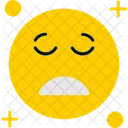 Aliviado Emoji Aliviado Emoticon Ícone