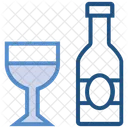 Drogen Glas Flasche Symbol