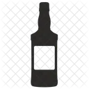 Etikett Flasche Alkohol Symbol