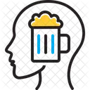 Alkoholsucht Trunkenbold SOP Symbol