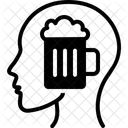 Alkoholsucht Trunkenbold SOP Symbol