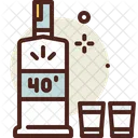 Alkohol flasche  Symbol