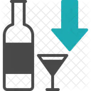 Alkohol flasche  Symbol