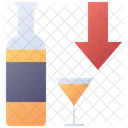 Alkohol flasche  Symbol