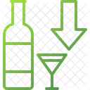 Alkohol flasche  Symbol