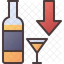 Alkohol flasche  Symbol