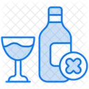 Kein Alkohol Kein Trinken Kein Trinken Symbol
