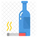 Alkoholismus Suchtiger Sucht Alkohol Icon