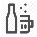 Alkoholmissbrauch  Symbol