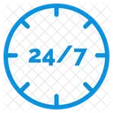 All Day 24 Hours 24 Hours Service Icon