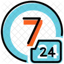 All Day Availability Plan Presentation Icon