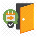 All Day Check In Day Check In Check In Icon