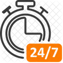 All Day Service Service Support Icon