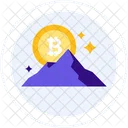 All Time High Bitcoin High Demand Currency Icon