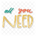 Sticker Positivity Motivation Icon