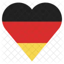 Allemagne Drapeau Icône