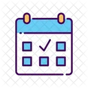 Allenamento Quotidiano Programma Calendario Icon