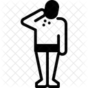 Allergene Hautausschlag Juckende Symbol