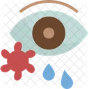 Allergic Eye Irritated Icon