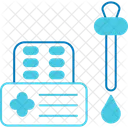 Allergietest Pollenallergie Hauttest Symbol