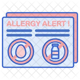 Allergy card  Icon
