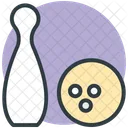 Alley Pins Bowling Icon