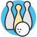 Alley Pins Bowling Icon