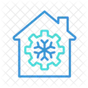 Klimaanlage Klimatisierung Smart Home Symbol