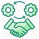 Cooperation Partnership Teamwork Icon