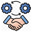 Cooperation Partnership Teamwork Icon