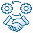 Cooperation Partnership Teamwork Icon