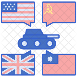 Allies Icon - Download in Colored Outline Style