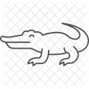 Alligator Reptile Scaly Icon