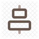Align Alignment Bottom Icon