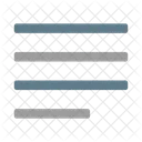 Allinea Giustifica Paragrafo Icon