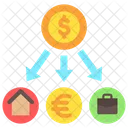 Allocation d'actifs  Icône