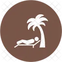 Allonge Sur Plage Icon