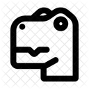 Allosaurus-Kopf  Symbol