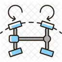 Allradlenkung  Symbol